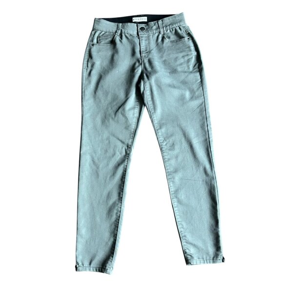 Knox Rose Women's Green Skinny Pants - Picture 2 of 8